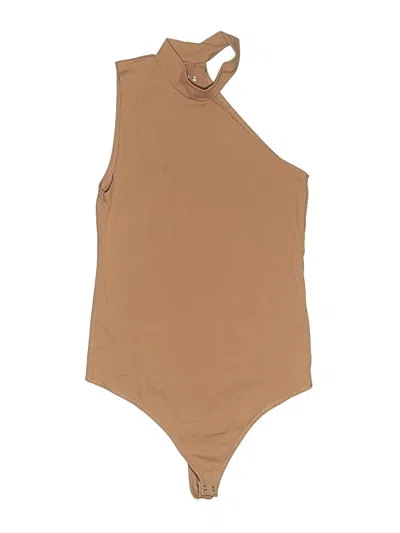 Pre-owned Abercrombie & Fitch Bodysuit In Tan