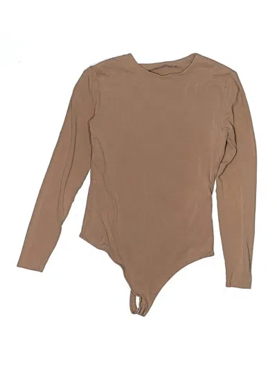 Pre-owned Abercrombie & Fitch Bodysuit In Tan