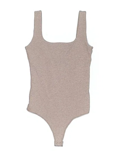 Pre-owned Abercrombie & Fitch Bodysuit In Tan