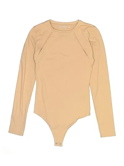 Pre-owned Abercrombie & Fitch Bodysuit In Tan