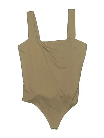 Pre-owned Abercrombie & Fitch Bodysuit In Tan