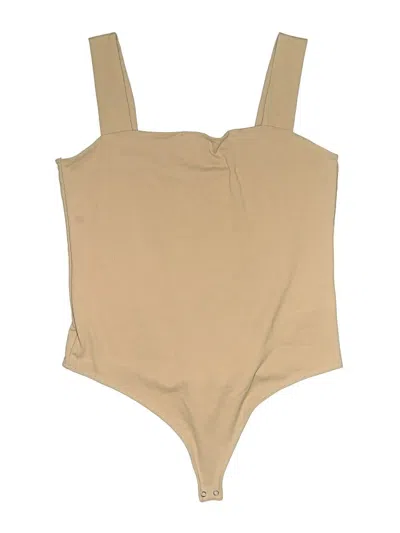 Pre-owned Abercrombie & Fitch Bodysuit In Tan