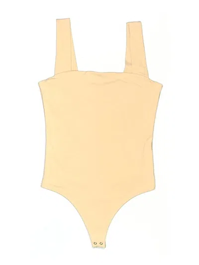 Pre-owned Abercrombie & Fitch Bodysuit In Tan