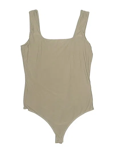 Pre-owned Abercrombie & Fitch Bodysuit In Tan