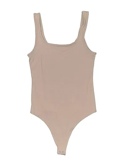 Pre-owned Abercrombie & Fitch Bodysuit In Tan