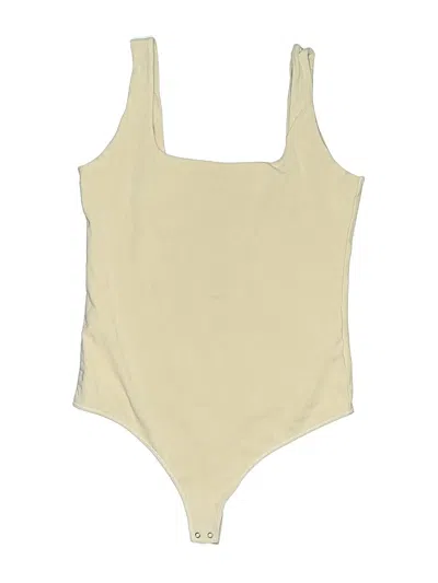 Pre-owned Abercrombie & Fitch Bodysuit In Tan