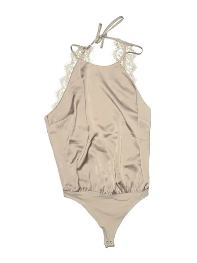 Pre-owned Abercrombie & Fitch Bodysuit In Tan