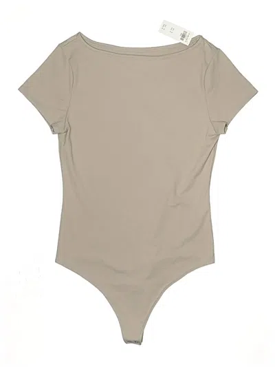 Abercrombie & Fitch Bodysuit In Tan