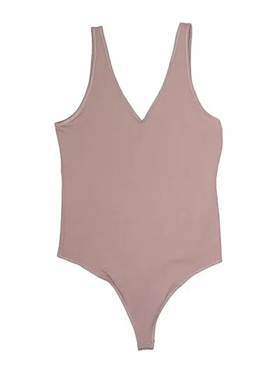 Pre-owned Abercrombie & Fitch Bodysuit In Tan