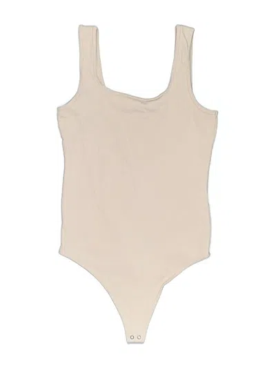 Pre-owned Abercrombie & Fitch Bodysuit In Tan