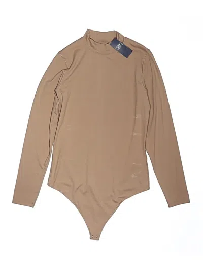Pre-owned Abercrombie & Fitch Bodysuit In Tan