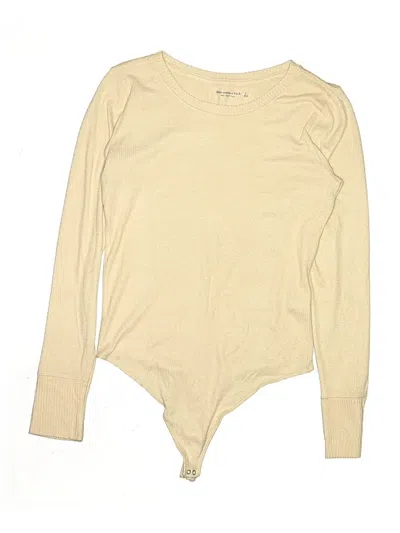 Pre-owned Abercrombie & Fitch Bodysuit In Tan