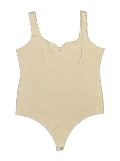 Pre-owned Abercrombie & Fitch Bodysuit In Tan