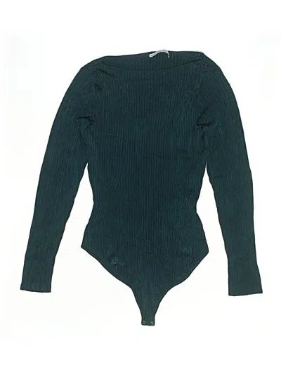 Pre-owned Abercrombie & Fitch Bodysuit In Teal