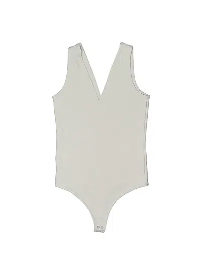 Pre-owned Abercrombie & Fitch Bodysuit In White