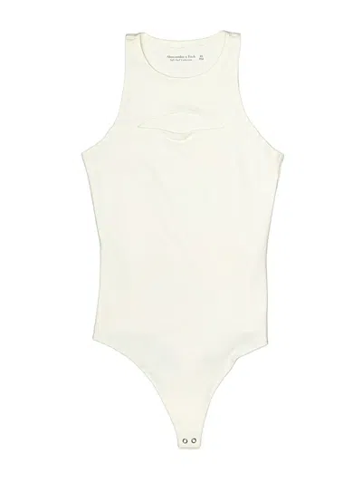 Pre-owned Abercrombie & Fitch Bodysuit In White