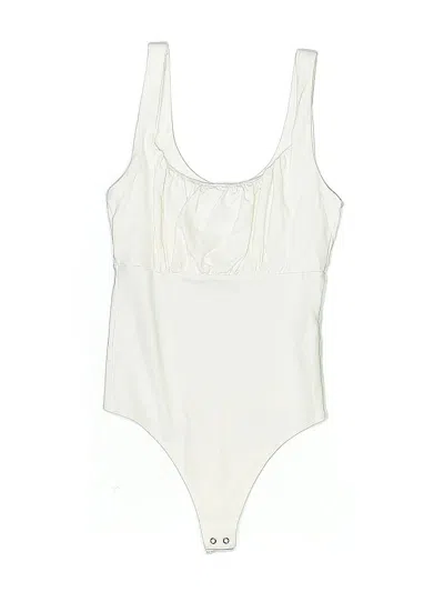 Pre-owned Abercrombie & Fitch Bodysuit In White