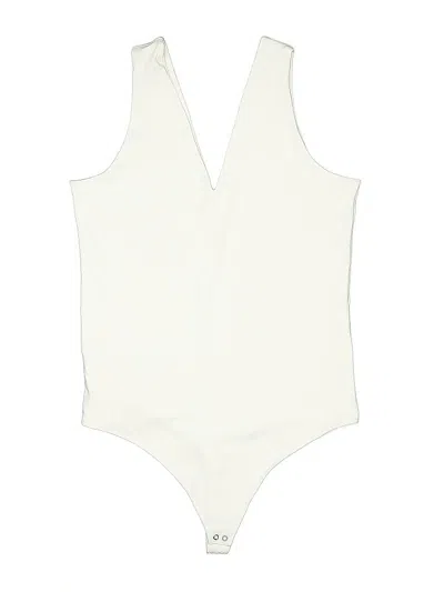 Pre-owned Abercrombie & Fitch Bodysuit In White