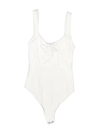 Pre-owned Abercrombie & Fitch Bodysuit In White