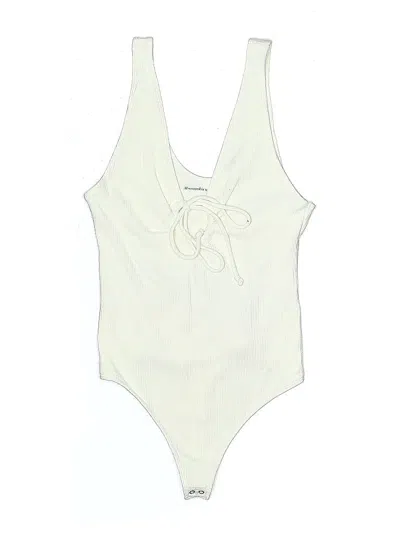 Pre-owned Abercrombie & Fitch Bodysuit In White