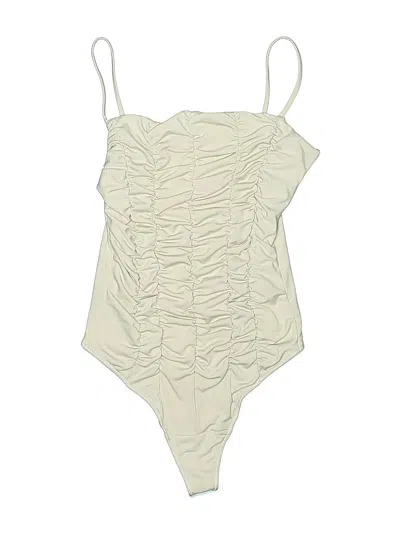 Pre-owned Abercrombie & Fitch Bodysuit In White