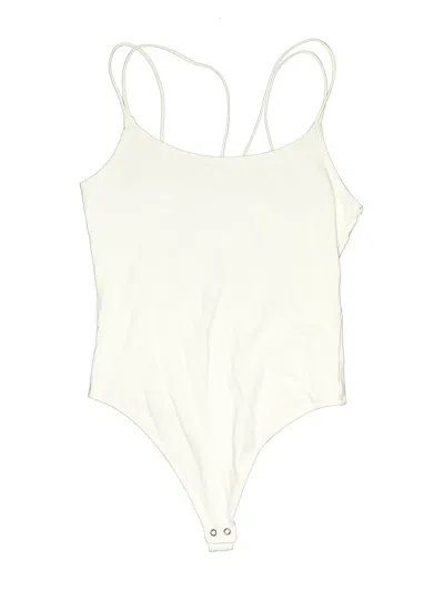 Pre-owned Abercrombie & Fitch Bodysuit In White