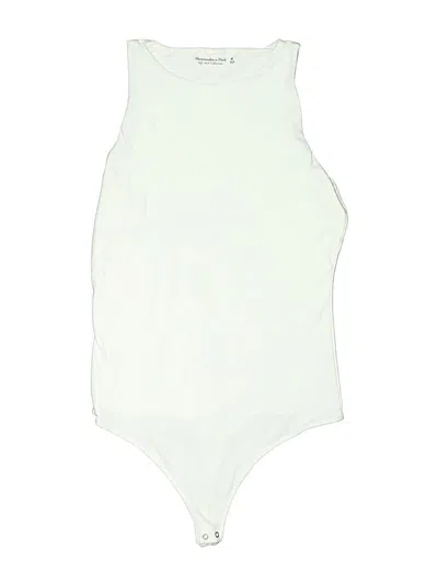 Pre-owned Abercrombie & Fitch Bodysuit In White