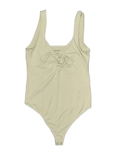 Pre-owned Abercrombie & Fitch Bodysuit In White