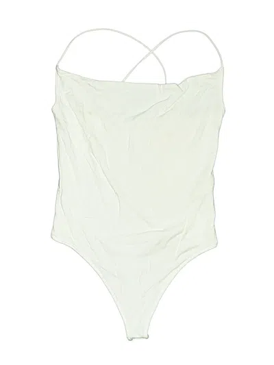 Pre-owned Abercrombie & Fitch Bodysuit In White