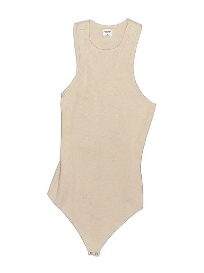 Pre-owned Abercrombie & Fitch Bodysuit In White