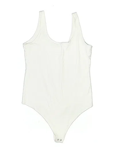 Pre-owned Abercrombie & Fitch Bodysuit In White