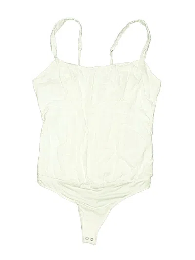 Pre-owned Abercrombie & Fitch Bodysuit In White