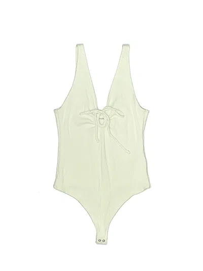Pre-owned Abercrombie & Fitch Bodysuit In White