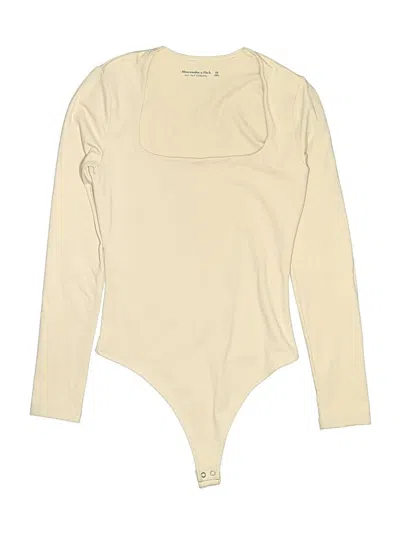 Pre-owned Abercrombie & Fitch Bodysuit In White