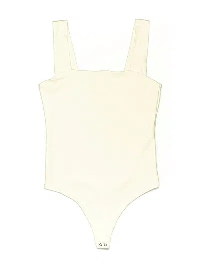 Pre-owned Abercrombie & Fitch Bodysuit In White