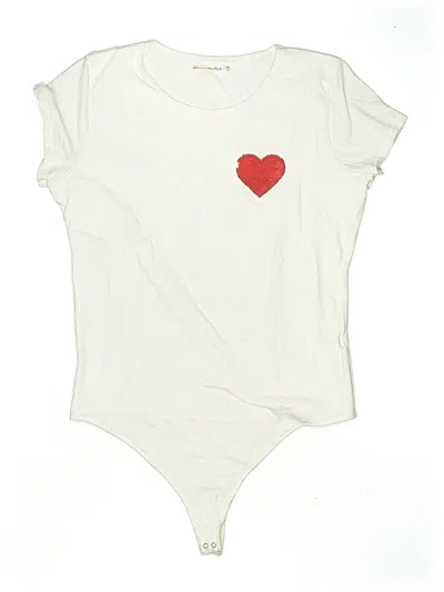 Pre-owned Abercrombie & Fitch Bodysuit In White