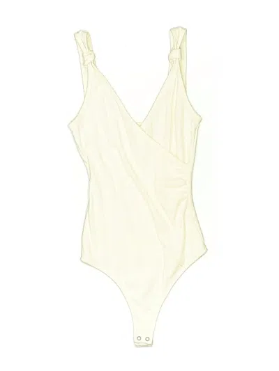 Pre-owned Abercrombie & Fitch Bodysuit In White