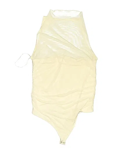 Pre-owned Abercrombie & Fitch Bodysuit In White