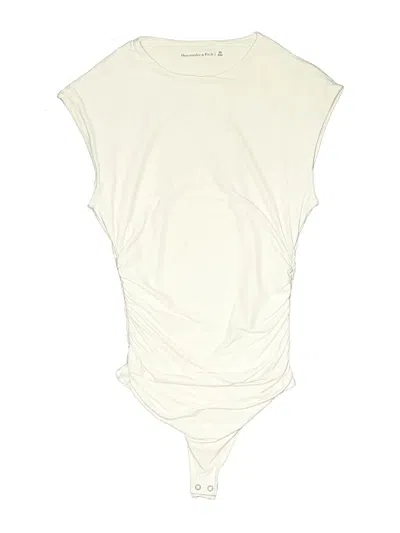 Pre-owned Abercrombie & Fitch Bodysuit In White