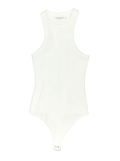 Pre-owned Abercrombie & Fitch Bodysuit In White