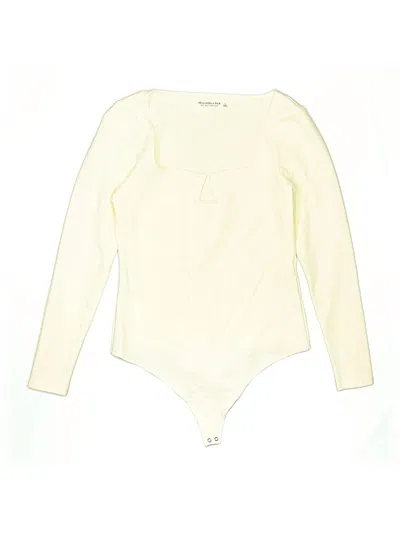 Pre-owned Abercrombie & Fitch Bodysuit In White