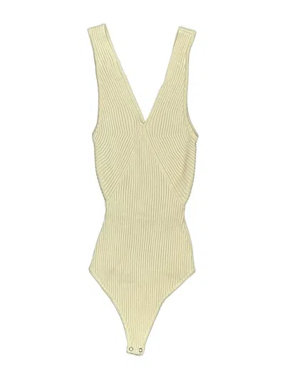 Pre-owned Abercrombie & Fitch Bodysuit In White