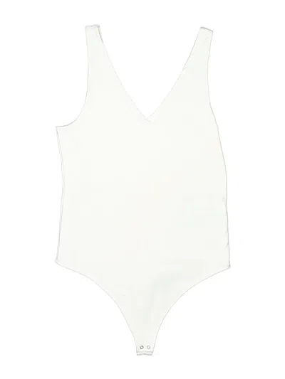 Pre-owned Abercrombie & Fitch Bodysuit In White