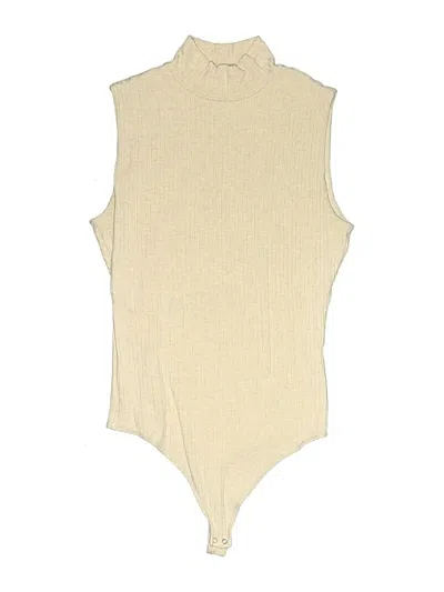 Pre-owned Abercrombie & Fitch Bodysuit In White