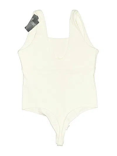 Pre-owned Abercrombie & Fitch Bodysuit In White
