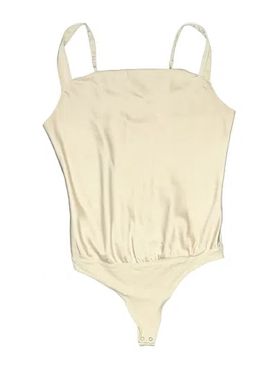 Pre-owned Abercrombie & Fitch Bodysuit In White