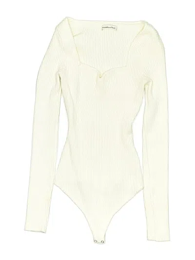 Pre-owned Abercrombie & Fitch Bodysuit In White