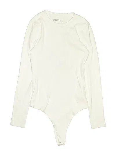 Pre-owned Abercrombie & Fitch Bodysuit In White
