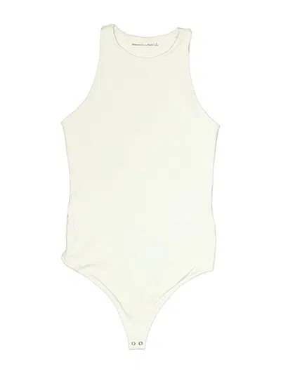 Pre-owned Abercrombie & Fitch Bodysuit In White