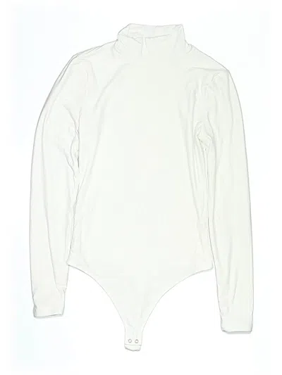 Pre-owned Abercrombie & Fitch Bodysuit In White